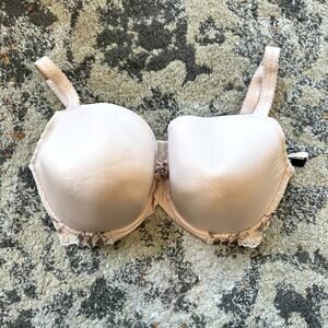 POUR MOI Underwire Nude T-Shirt Bra Size 34 I Basic Casual Comfort Chic Classic